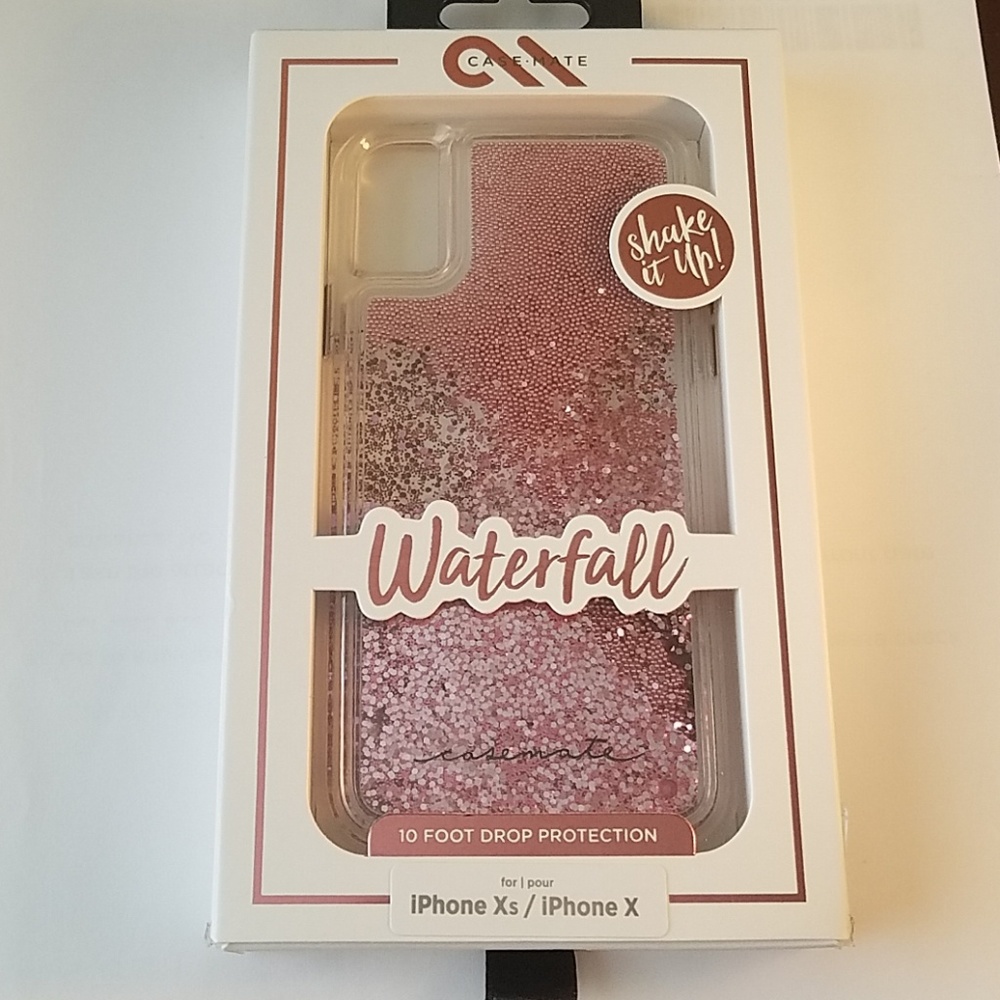 Case-Mate Rose Gold Waterfall Case for iPhone X/XS
